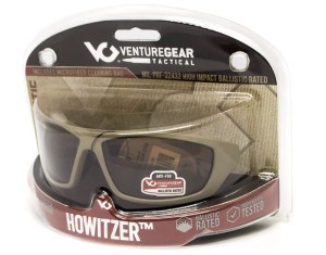 VENTURE GEAR TACTICAL ОЧКИ ЗАЩИТНЫЕ HOWITZER BLACK ANTI-FOG VG-HOWIBK-FGR1