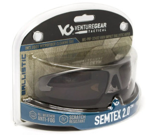 VENTURE GEAR TACTICAL ОЧКИ ЗАЩИТНЫЕ SEMTEX 2.0 GUN METAL ANTI-FOG VG-SEMGM-BZ1