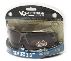 VENTURE GEAR TACTICAL ОЧКИ ЗАЩИТНЫЕ SEMTEX 2.0 GUN METAL ANTI-FOG VG-SEMGM-FGR1