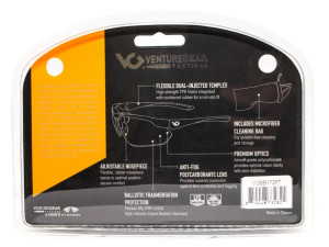 VENTURE GEAR TACTICAL ОЧКИ ЗАЩИТНЫЕ DRONE 2.0 BLACK ANTI-FOG VG-DRONBK-GR1 