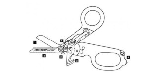 LEATHERMAN НОЖИЦI APTOR ORANGE/BLACK 832170
