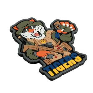BRAND ELEMENT НАШИВКА TIGERS PVC