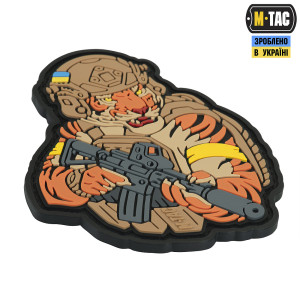 M-TAC НАШИВКА ТИГР ЖОВТИЙ СКОТЧ PVC COYOT