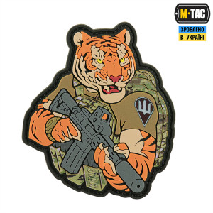 M-TAC НАШИВКА ТИГР ДШВ PVC