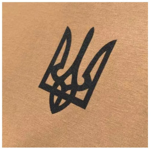 P1G-TAC ФУТБОЛКА С ПРИНТОМ ТРИЗУБ LOGO COYOTE BROWN UA281-29891-CB-TRL