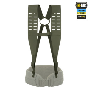 M-TAC РЕМНИ ПЛЕЧЕВЫЕ ДЛЯ ТАКТИЧЕСКОГО ПОЯСА LASER CUT RANGER GREEN