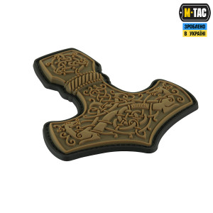 M-TAC НАШИВКА MJÖLNIR LARGE PVC COYOTE