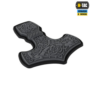M-TAC НАШИВКА MJÖLNIR LARGE PVC GREY