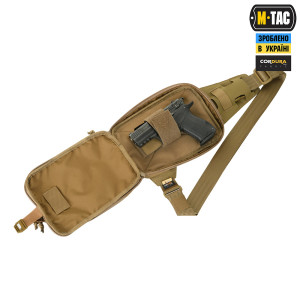 M-TAC СУМКА SLING PISTOL BAG ELITE HEX COYOTE