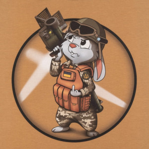 P1G-TAC ФУТБОЛКА С ПРИНТОМ ПВО COYOTE BROWN UA281-29891-CB-PPO
