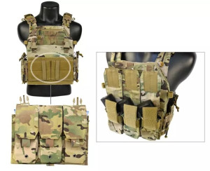 CHAMELEON ЖИЛЕТ ТАКТИЧНИЙ ПЛИТОНОСКА MULTICAM З ПОТРІЙНИМ ПІДСУМКОМ GAF6-901-76