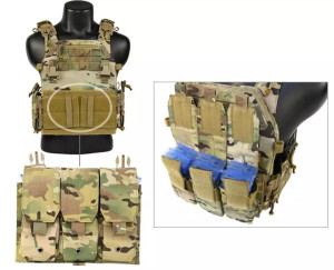 CHAMELEON ЖИЛЕТ ТАКТИЧНИЙ ПЛИТОНОСКА MULTICAM З ПОТРІЙНИМ ПІДСУМКОМ GAF6-901-76