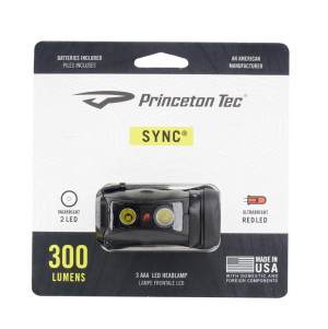 PRINCETON TEC ФОНАРЬ НАЛОБНИЙ SYNC 300 HEADLAMP BLACK SYNC21-BK/DK