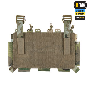 M-TAC ПЕРЕДНЯЯ ПАНЕЛЬ ДЛЯ ПЛИТОНОСКИ CUIRASS QRS НА ТРИ МАГАЗИНА MULTICAM