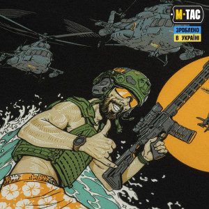 M-TAC ФУТБОЛКА SURF CLUB BLACK