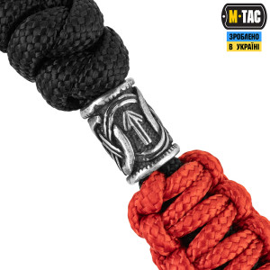 M-TAC ТЕМЛЯК LOOPY SNAKE SCANDINAVIAN SILVER BLACK&RED