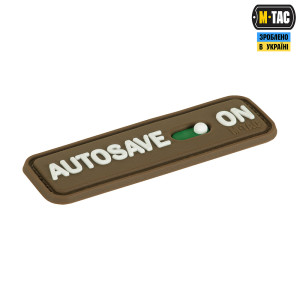 M-TAC НАШИВКА AUTOSAVE PVC COYOTE
