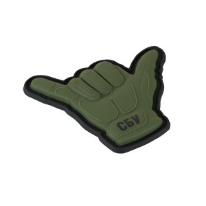 НАШИВКА SHAKA СБУ PVC OLIVE