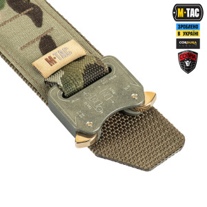 M-TAC РЕМІНЬ COBRA BUCKLE TACTICAL BELT LASER CUT MULTICAM