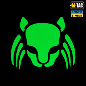 M-TAC НАШИВКА CAT PREDATOR BLACK/GID