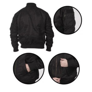 MIL-TEC КУРТКА ДЕМІСЕЗОННА STURM US TACTICAL FLIGHT JACKET BLACK 10404602
