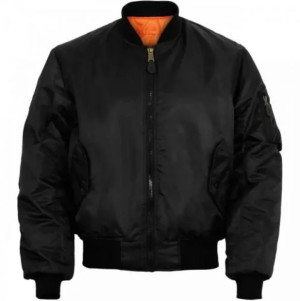 MIL-TEC КУРТКА ДЕМИСЕЗОННАЯ ЛЬОТНА MA1 BLACK 10403002