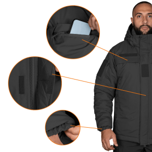 CAMO-TEC ЗИМНЯЯ КУРТКА PATROL SYSTEM 3.0 BLACK 7273