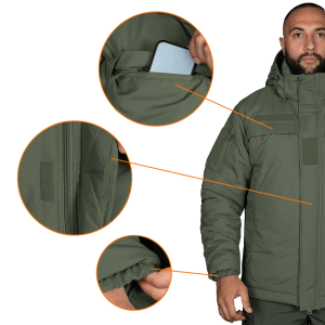 CAMO-TEC ЗИМНЯЯ КУРТКА PATROL SYSTEM 3.0 OLIVE 7304