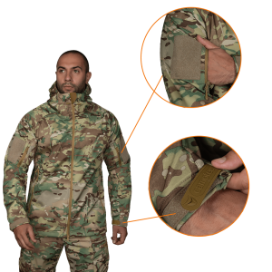 CAMO-TEC КУРТКА STALKER SOFTSHELL MULTICAM 7089
