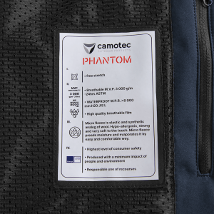 CAMO-TEC КУРТКА PHANTOM SYSTEM BLUE 7292
