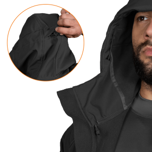 CAMO-TEC КУРТКА STALKER SOFTSHELL BLACK 7226