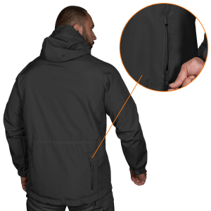 CAMO-TEC КУРТКА STALKER SOFTSHELL BLACK 7226
