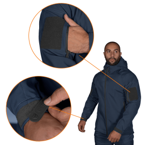 CAMO-TEC КУРТКА STALKER SOFTSHELL BLUE 7005