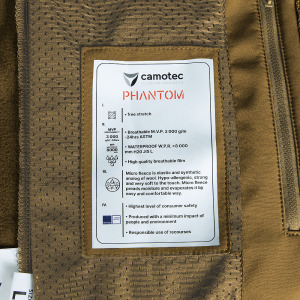 CAMO-TEC КУРТКА PHANTOM SYSTEM SOFTSHELL COYOTE 7293