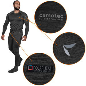 CAMO-TEC ТЕРМОБІЛИЗНА POLARHEAT QS PRO 2.0 GRAY 7366