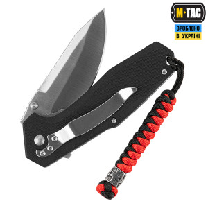 M-TAC ТЕМЛЯК VIPER КОЗАЦКИЙ КРЕСТ STEEL BLACK&RED