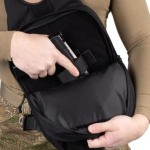 P1G-TAC СУМКА ПОЛЕВАЯ AGER BLACK UA281-70036-BK