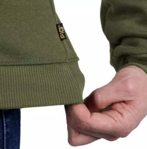 P1G-TAC СВІТШОТ ЗИМОВИЙ ТРИЗУБ LOGO OLIVE UA281-29911-OD-TRL