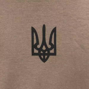P1G-TAC ФУТБОЛКА С ПРИНТОМ ТРИЗУБ LOGO OLIVE UA281-29891-OD-TRL