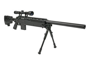 WELL СНАЙПЕРСЬКА ГВИНТІВКА MB4406D BLACK WEL-03-006021