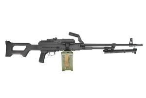 A&K ПУЛЕМЁТ PKM MACHINEGUN BLACK 13068