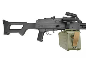 A&K ПУЛЕМЁТ PKM MACHINEGUN BLACK 13068