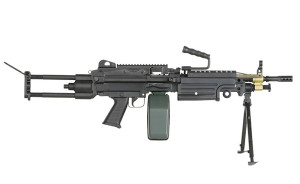 A&K ПУЛЕМЁТ FN M249 MK PARA BLACK HS1406