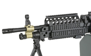 A&K КУЛЕМЕТ H.M.G. M249 MK46 MOD 0 SOCOM BLACK HS2517
