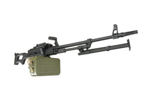 A&K СТРАЙКБОЛЬНИЙ КУЛЕМЕТ ПКМ ДЕРЕВО BLACK HS0799