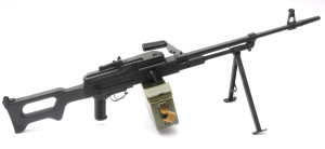 A&K СТРАЙКБОЛЬНИЙ КУЛЕМЕТ ПКМ ДЕРЕВО BLACK HS0799