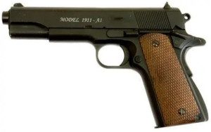 WELL ПІСТОЛЕТ M1911A1 FULL METAL BLACK WEL-03-000197