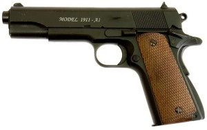 WELL ПІСТОЛЕТ M1911A1 FULL METAL BLACK WEL-03-000197