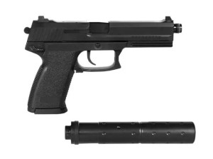 STTI ПІСТОЛЕТ MK23 NON-BLOWBACK HEAVY WEIGHT GAS BLACK GGH-0302