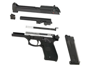 LS ПІСТОЛЕТ LS9 GBB GREENGAS BLACK GGB-9606